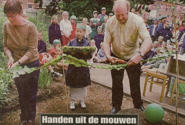 Inhuldiging eerste Berlaarse schooltuin
