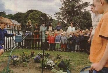 Inhuldiging derde Berlaarse schooltuin